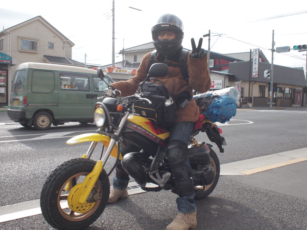 ストマジⅡで早速キャンプ！: またたびライダー店主の絵日記